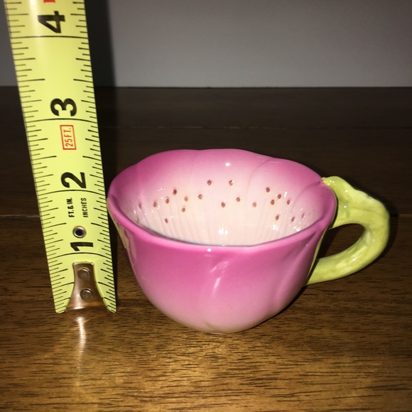 Tea Time Floral Ceramic Teacup & Saucer - Picture 14 of 15